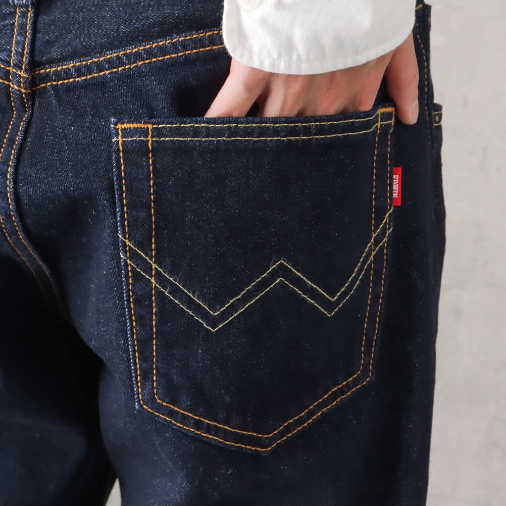 Edwin E404 Denim Loose Long Popular One Size W30 Pants, Fit, Pockets, All-Season Pants, Jeans, Brand, Men's, Wash, (76cm)