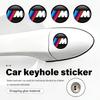 Wzcr7 For Car Door Keyhole Sticker Auto Lock Decoration Protection Decal Auto Door Accessories 1 3 5 7 Series M F01 F20 F10 F13