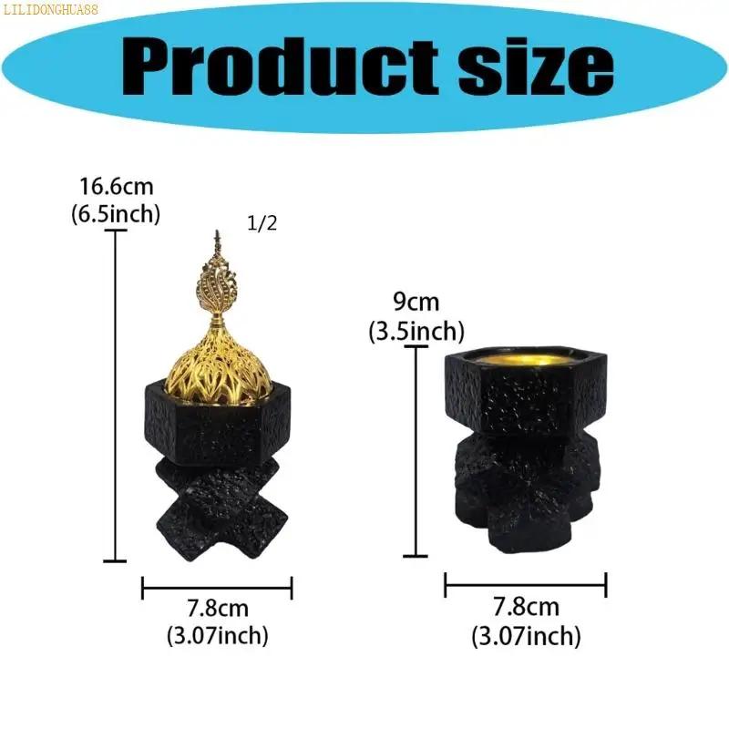 K1AE Contemporary Crosses Styles Resin Incenses Burners Holder Spiritual Aromatherapies