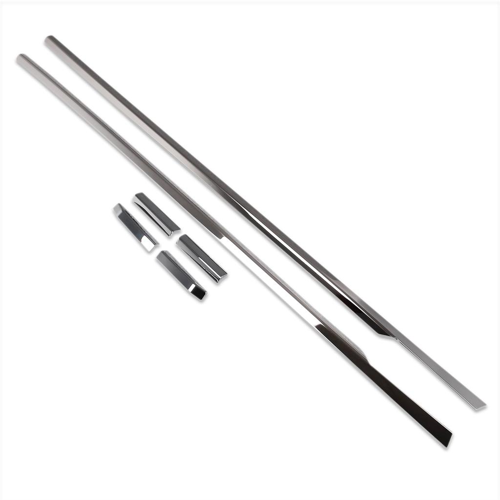 RUIQ Toyota New Alphard Vellfire 40 Series Exclusive Exterior Side Door Window Trim Garnish Exclusively Designed for Toyota Alphard Vellfire Silver