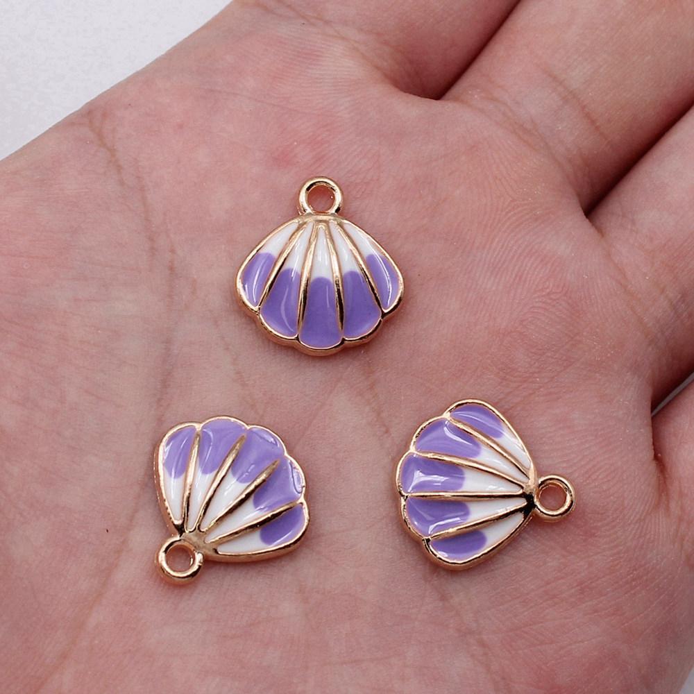Charms Flamingo Mermaid Enamel Pendants Wedding Jewelry Findings QC054