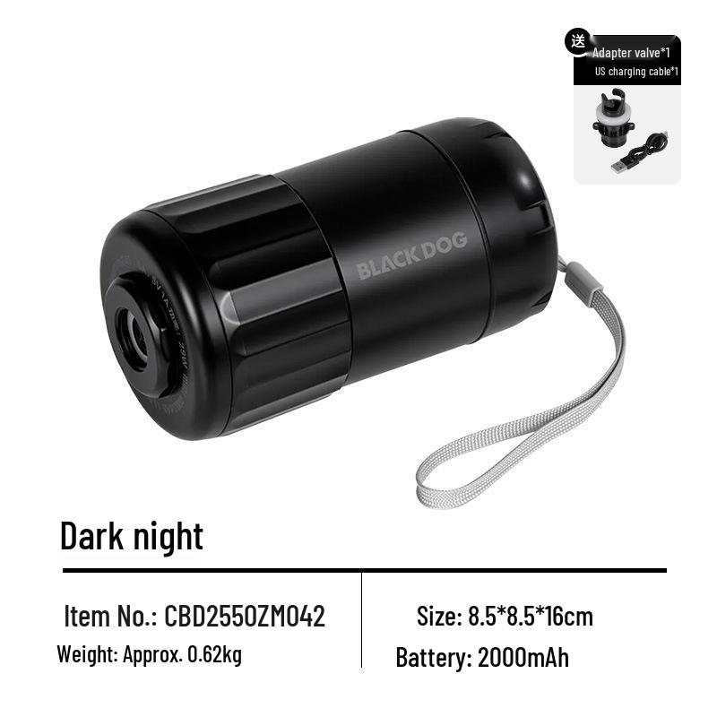 Blackdog Multi-functional Electric High-Pressure Air Inflator Pump for Outdoor Camping Tent and Mattress