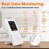 A84E-Real Time Monitoring, Large Display Portable Detector Voice Alert, Home Air Test Kits
