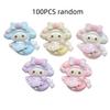 20/100PCS Cartoon mermaid lamb DIY cream gel phone case hair clip headband keychain refrigerator sticker resin accessory materia