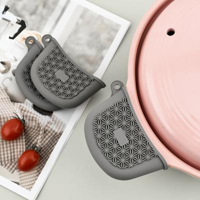 Pot Ears Cover Non Stick Heat Insulation Anti-slip Thick Reusable Hands Protection Anti-scalding Great Friction Pot Ears Cushion Household Stuff