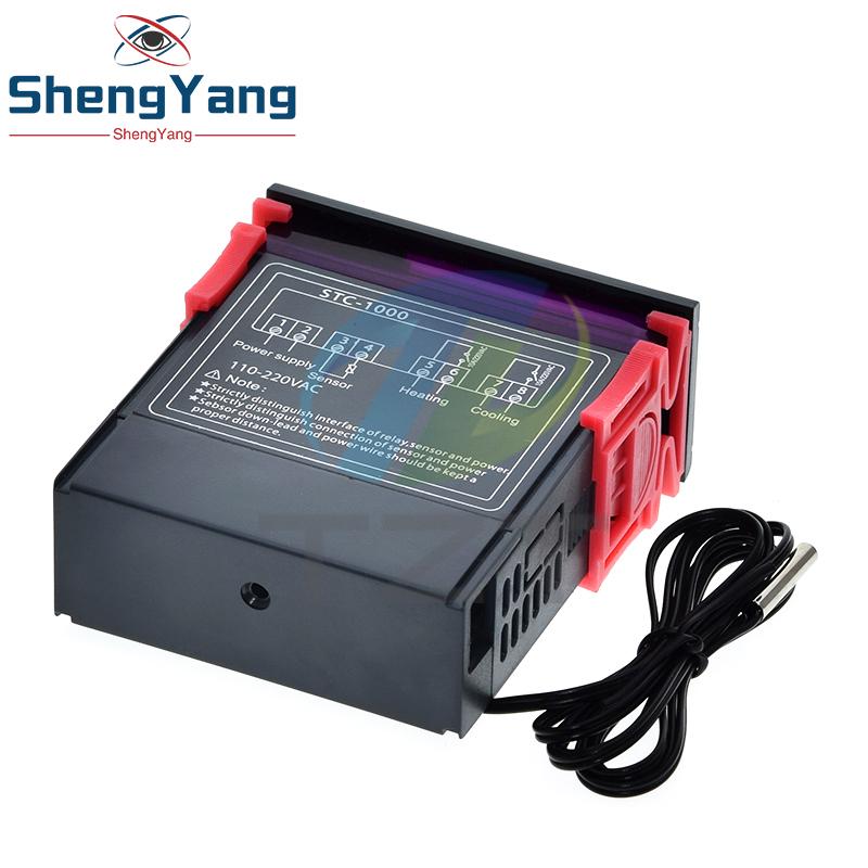 STC-1000 STC 1000 Termostat Digital LED pentru Controler de Temperatură Incubator Termoregulator Releu Încălzire Răcire 12V 24V 220V