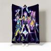 Kpop Girl Group Blanket Soft Flannel Throw Warm Bed Sofa Quilt Anime Style Bedroom Decor Gift for Fans Cozy Home Accessory