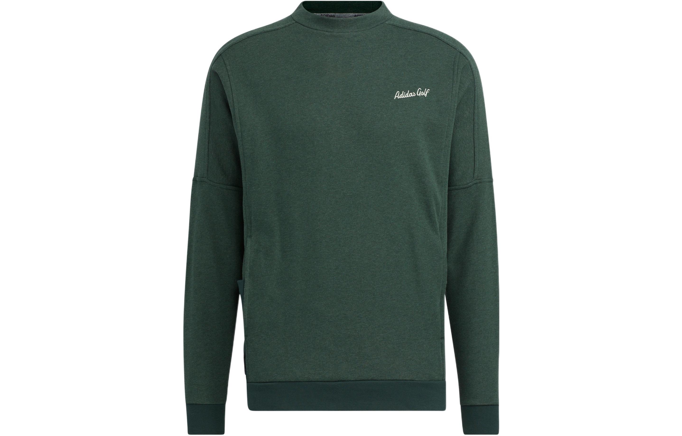 Adidas Sweatshirts Men s Green Crew Neck Moderate Regular HG3262 S