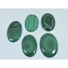 306Cts. Natural Malachite Oval Shape Cabochon Loose Gemstone 5Pcs Lot C-2101