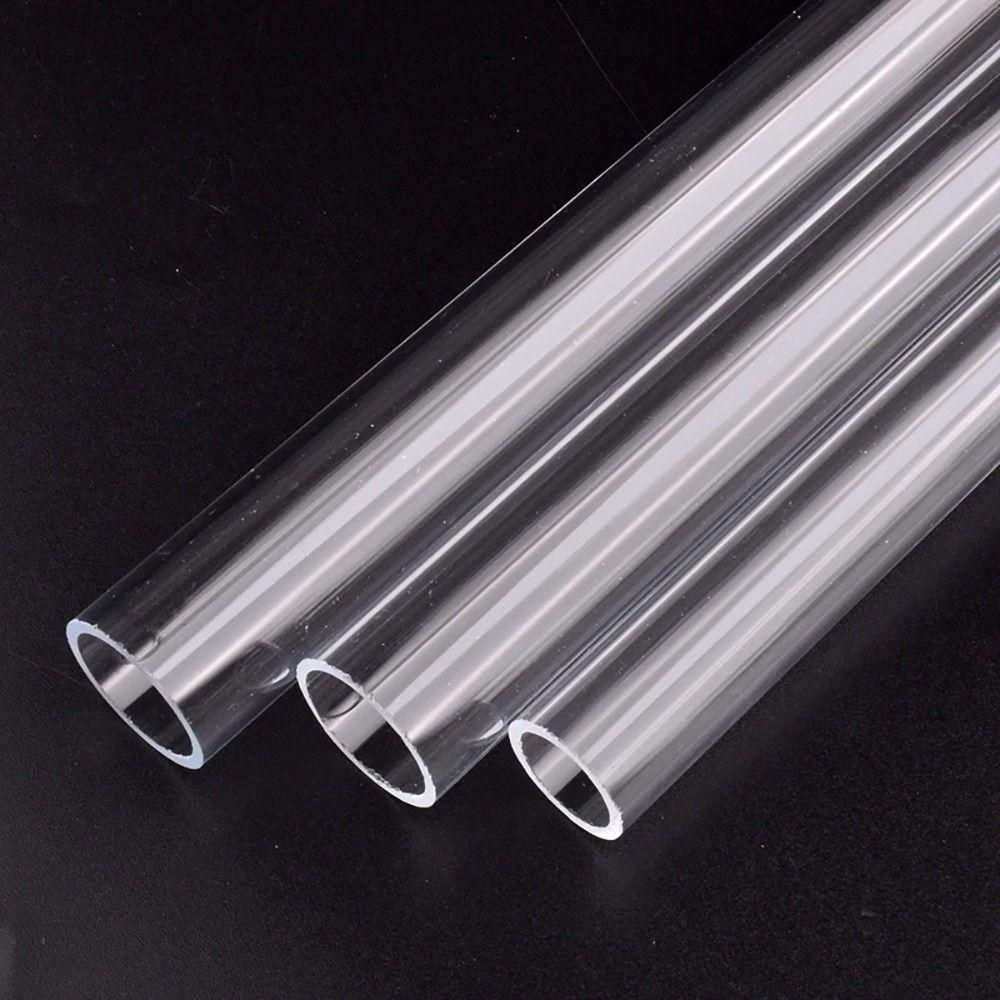 1Pcs 20/50cm Acrylic Tube Clear Transparent Pipe Fittings Durable Fish Tank Pipe Aquarium Supplies