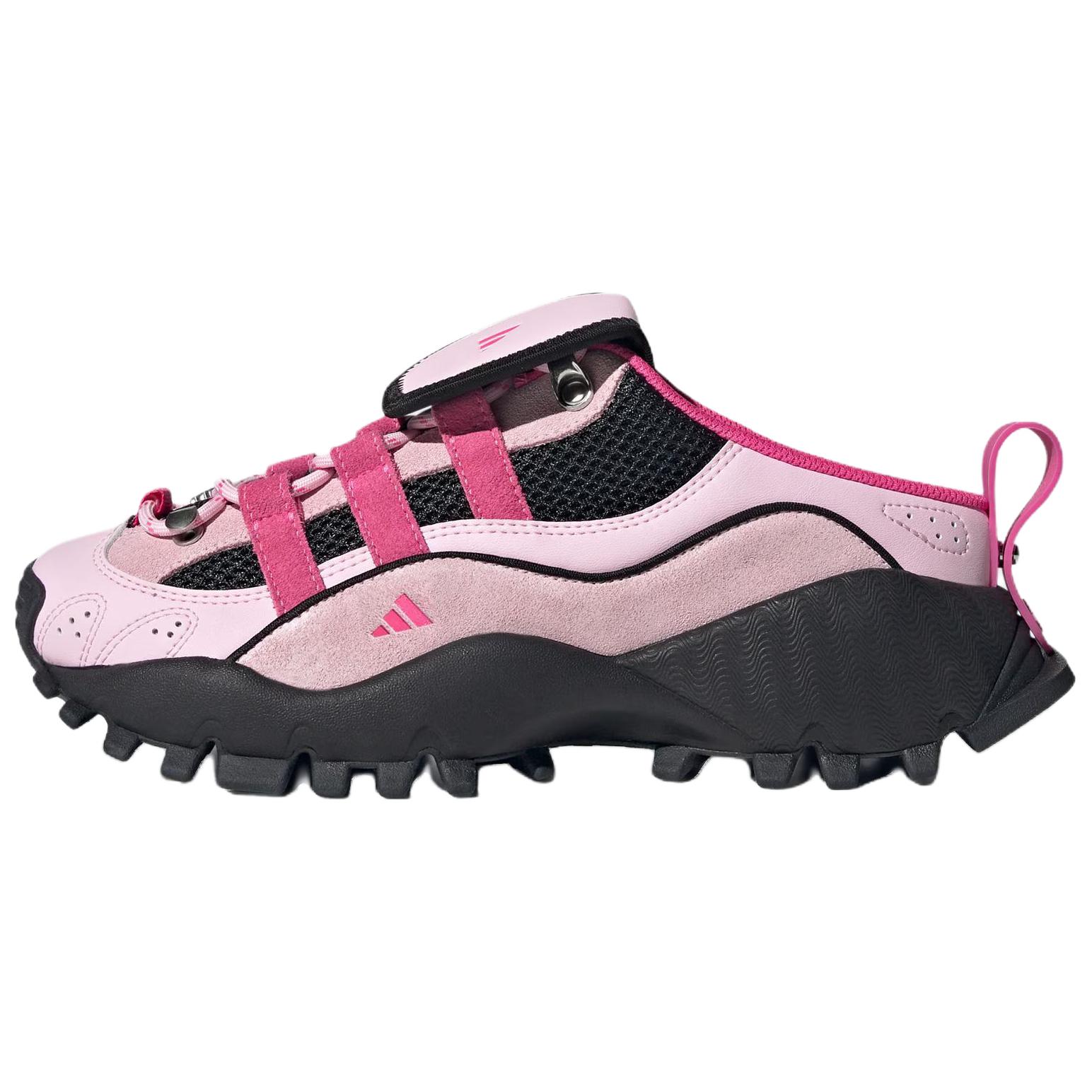 

Новые женские повседневные кроссовки Adidas SEEULATER MULE с низким верхом, противоскользящие, износостойкие, черно-розовые IH4645 38.5