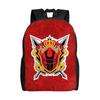 Super Sentai Backpack Ita Bag Best Gift Mochila Snack Storage Work Office Zipper Closure Rucksack