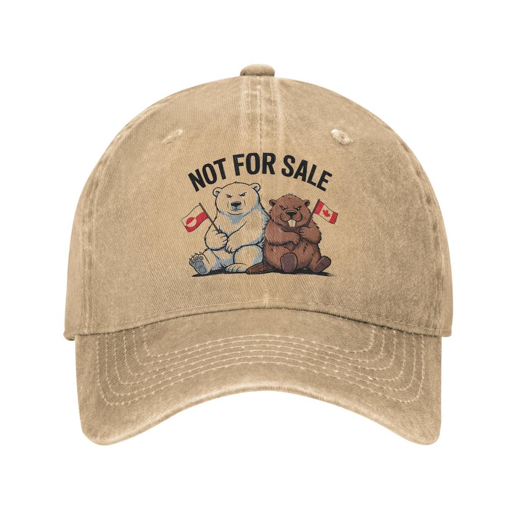 Men Women Hands Off Greenland Is Not For Sale MGGA Print Hat Classic Distressed Cotton  Baseball Cap Adjustable