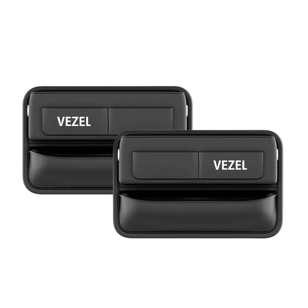 Vezel Gap Storage Box VEZEL Exclusive Logo Seat Side Pocket Compatible with Car Vezel RV Series RV3 RV4 RV5 RV6 Large Capacity Storage Accessories
