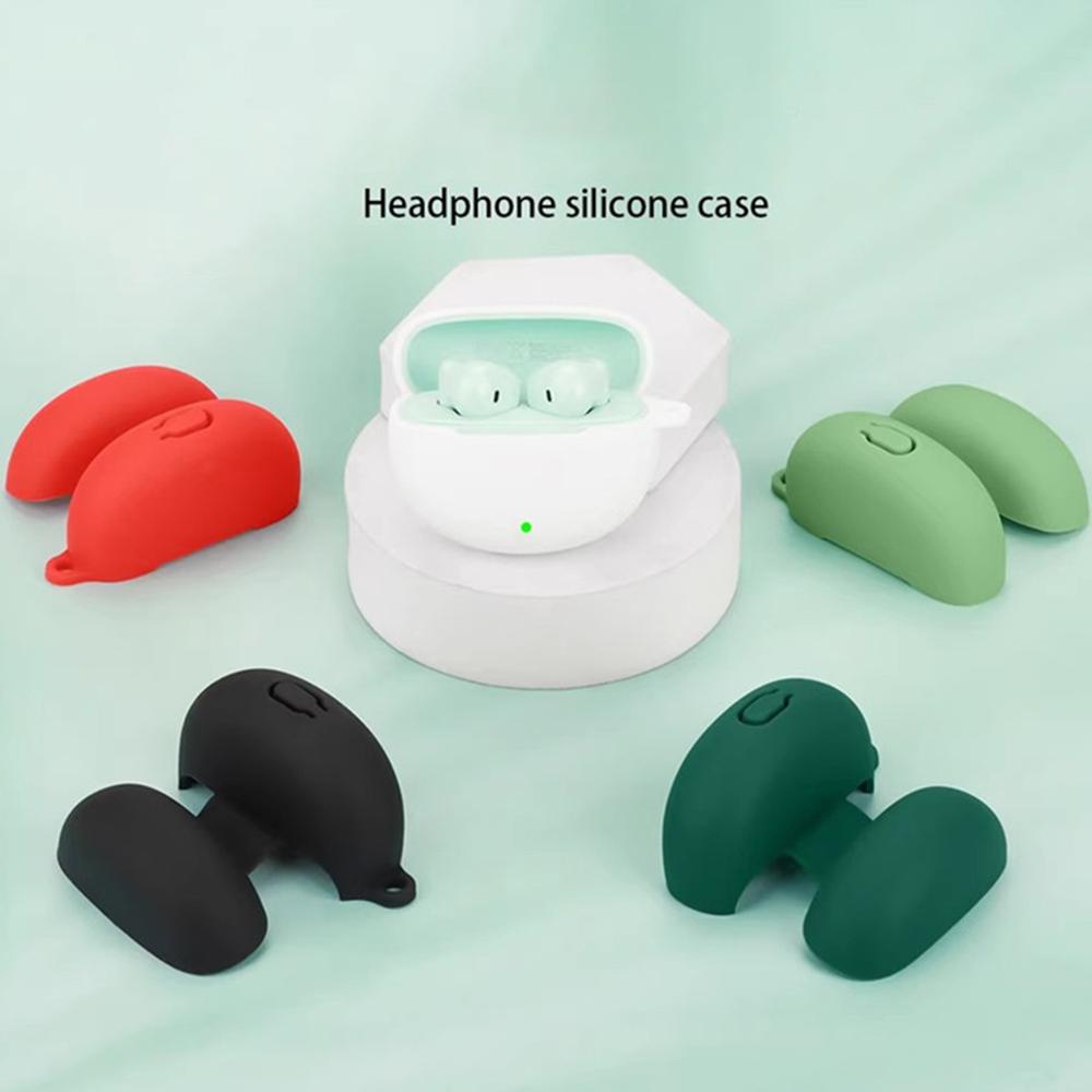 For Honor Earbuds X8 Silicone Case Wireless Earphones Protective Cover with Anti-Lost Buckle