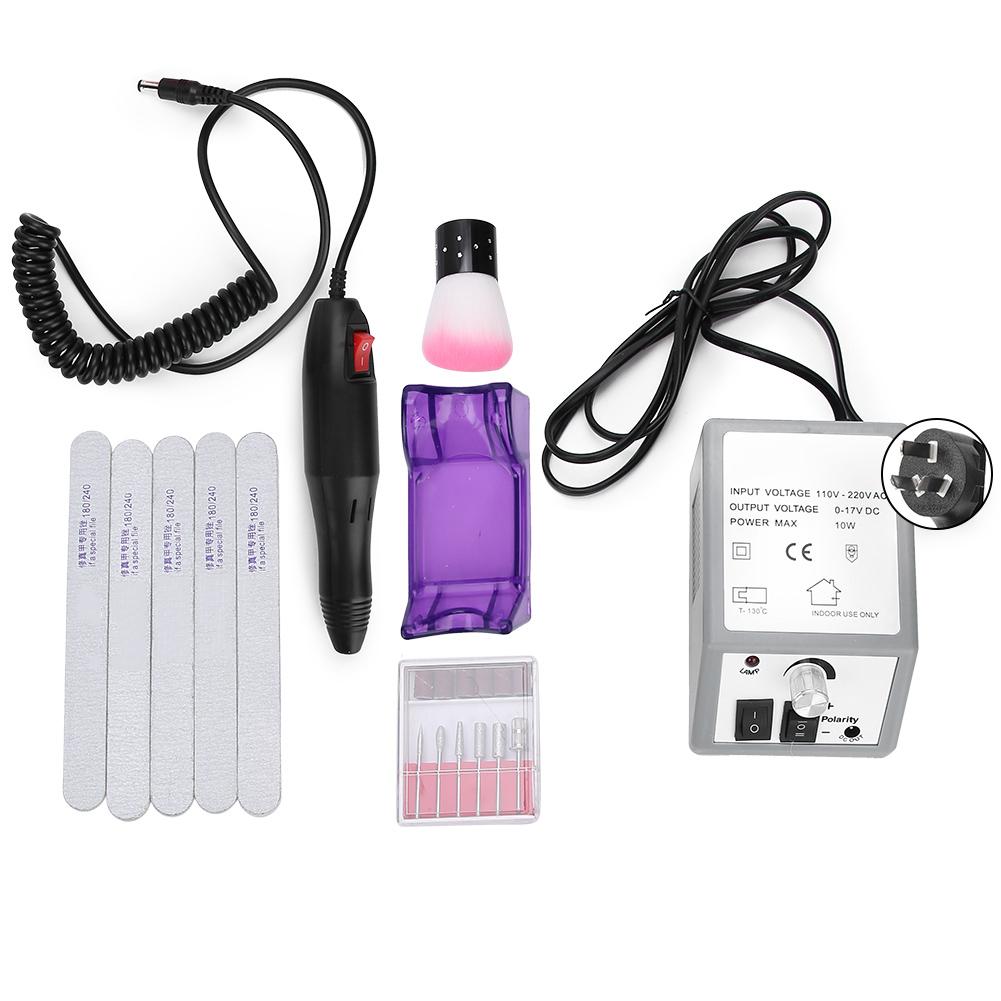 20000RPM Professional Nail Drill Machine Electric Nail Grinding Polisher Manicure ToolAU Plug 110 240V