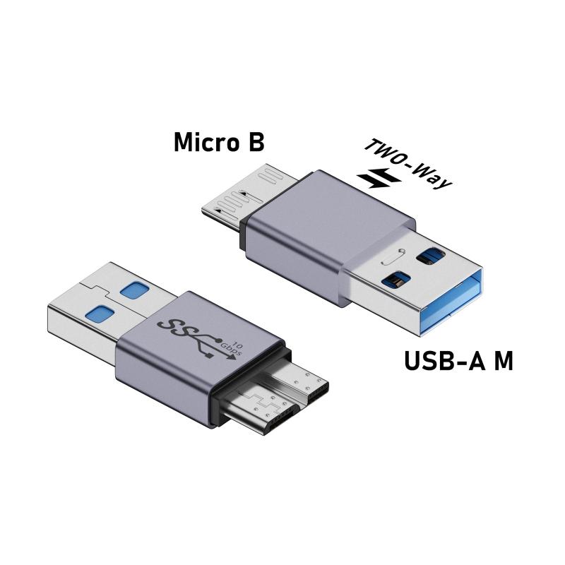 USB 3.0 Type C Female to MicroB Male Converter USB C to MicroB Charge Data Sync Adapter USB C to MicroB Adapter
