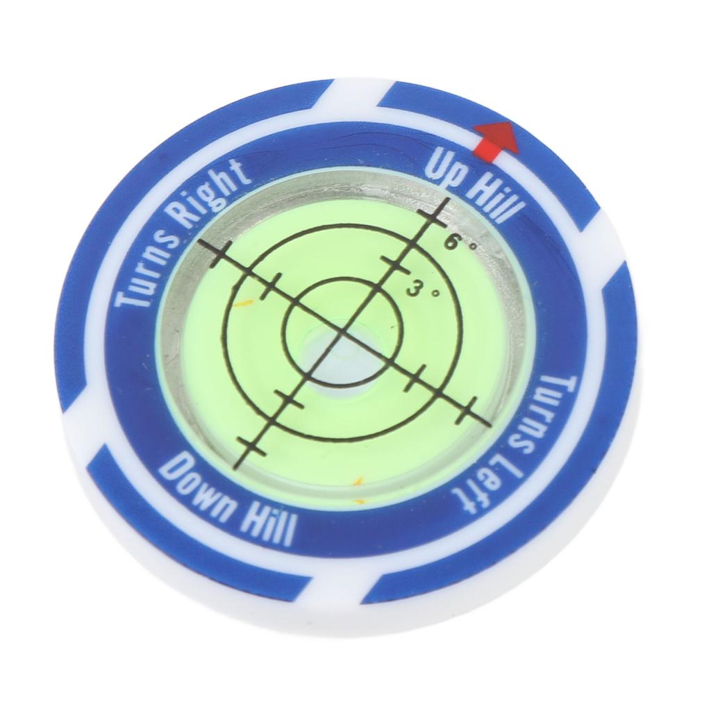 Golf Ball Marker with Hat Clip High Accuracy Portable Lightweight Golf Round Bubble Level for