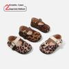 Spring 2026 Girls' Leopard Print Soft Sole Baby Walker Shoes - Korean Style Princess Design