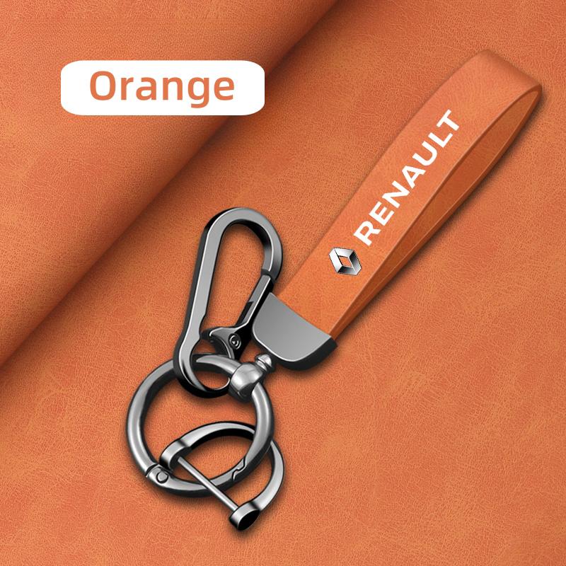 Interior Stickers High-Grade Car Keychain Pendant Keyring Chain Hanging For Renault RS Koleos Captur Kadjar Megane Clio Talisman
