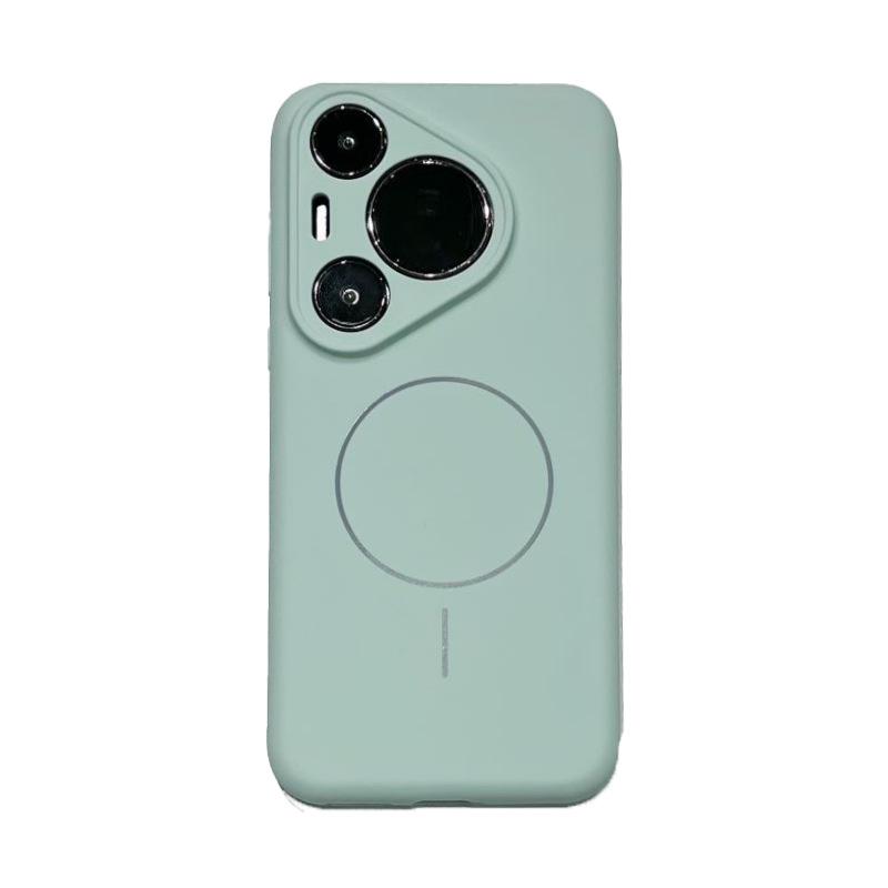Applicable to Huawei pura11pro mobile phone case magnetic suction liquid silicone mate11 lens all-inclusive anti-drop case