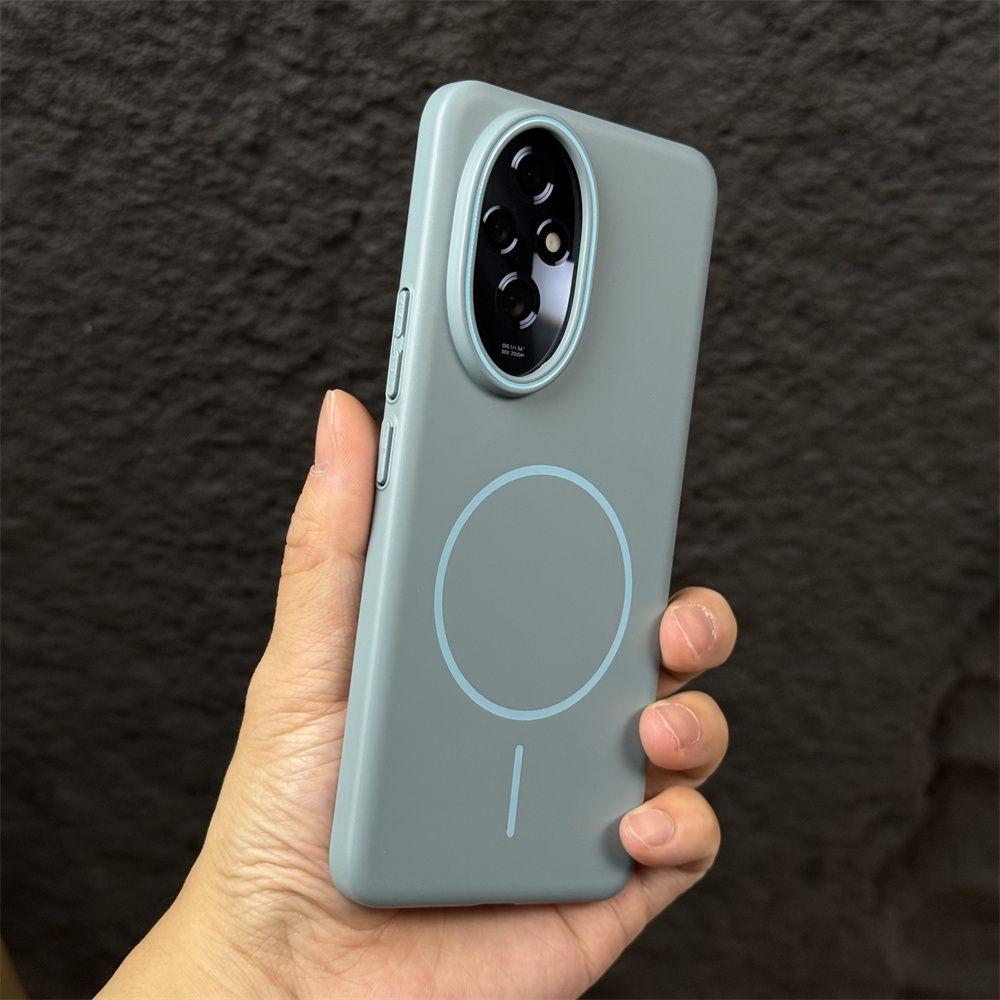 For Honor200 Pro 200 Lite Case Simple and soft magnetic PC skin-friendly drop-proof Cover For For Honor 200 Lite 200 Pro Funda