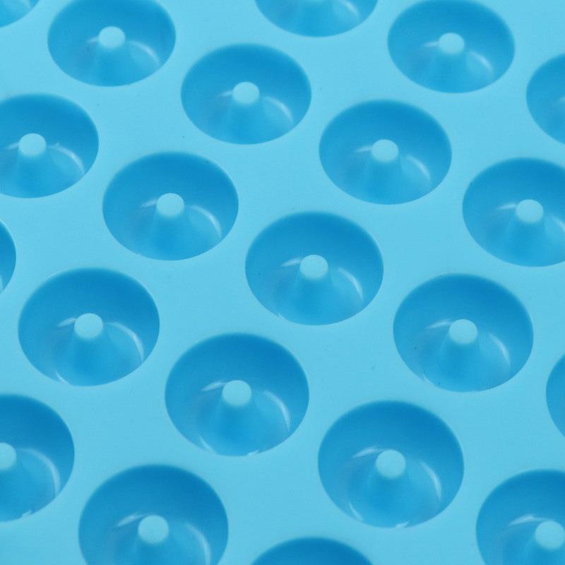 48 Cavity Mini Donut Silicone Mold DIY Handmade Dropper Mold Candy Pudding Chocolate Baking Cake Tool