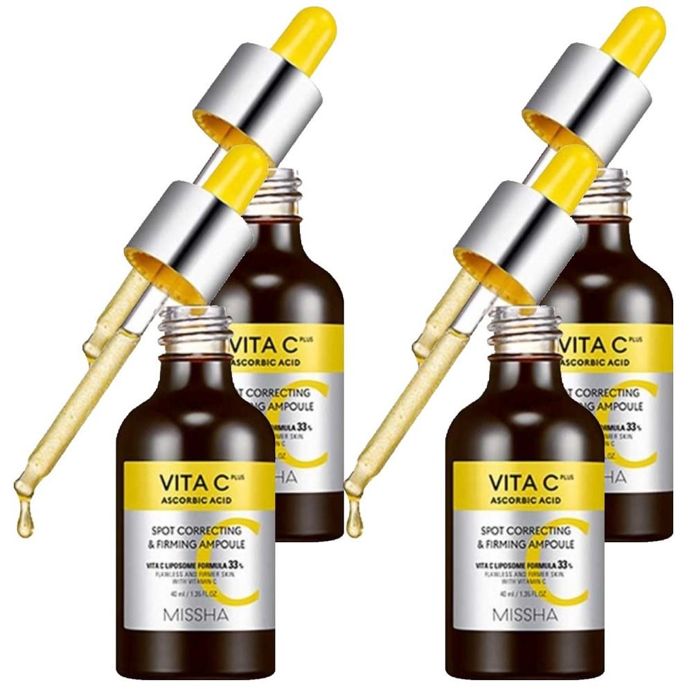 MISSHA Vita C Plus Spot Correcting & Firming Ampoule, 40ml, 4pcs