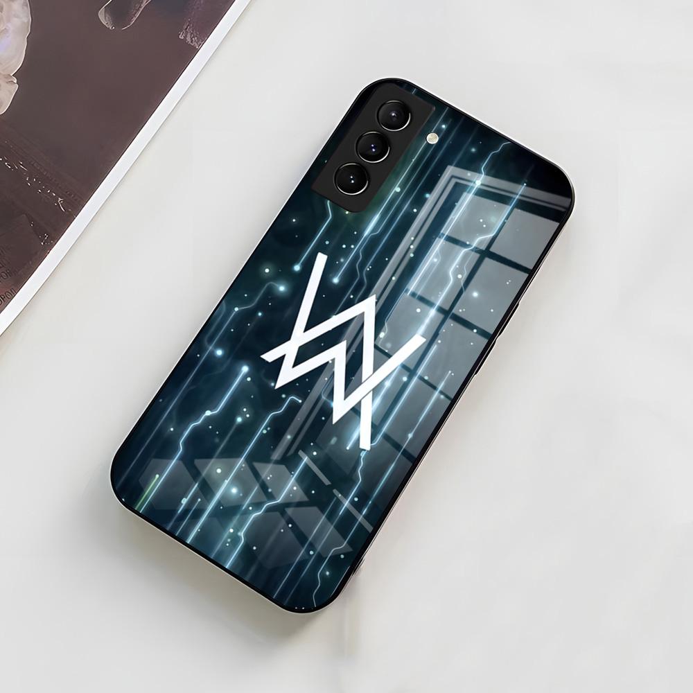 World Hit DJ Alan Walker Phone Case For Samsung S25 S24 FE S23 S22 S21 Plus S20 Ultra Note20Ultra Black Glass Cover