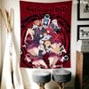 High School DxD Wall Tapestry Aesthetic Wall Hanging Printed Fabric Blanket Decorative Tapestries for Bedroom Living Room Home Decor