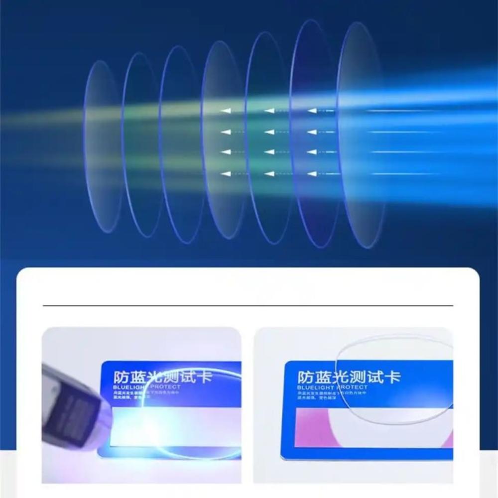 Spectacle Lens Power +100 To +400 Anti Blue-ray Glasses Finished Far Sight Eyeglasses  Women/Men