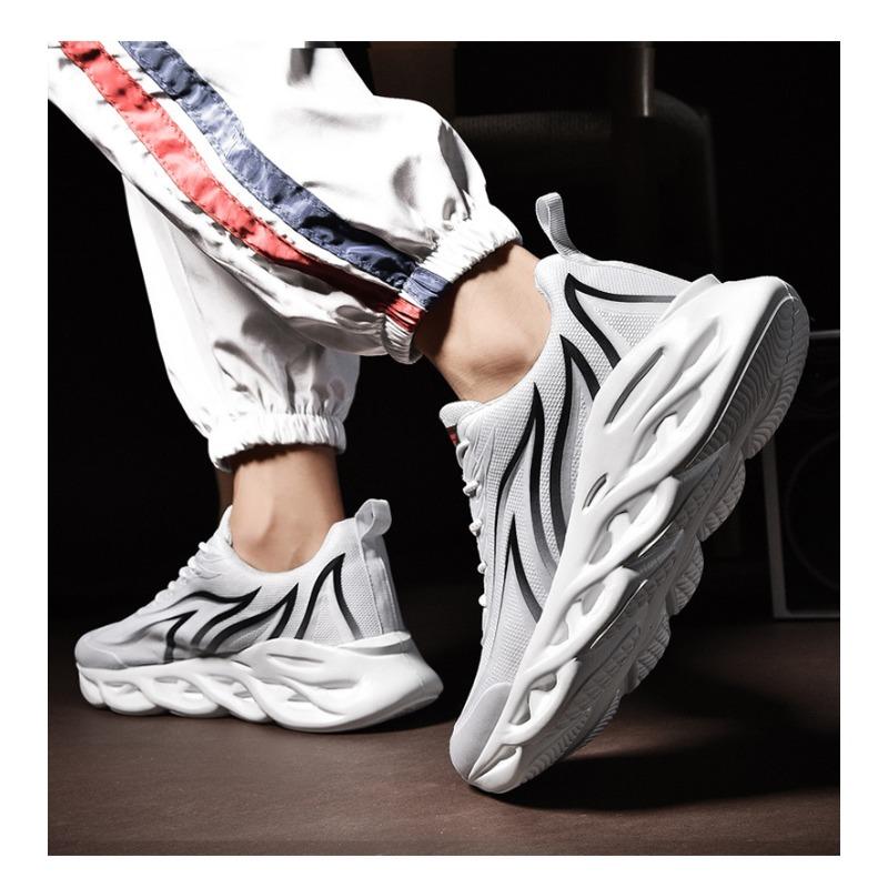 

Sneakers men s new blade soles men s shoes casual shoes comfortable and breathable running dad shoes 44 белый