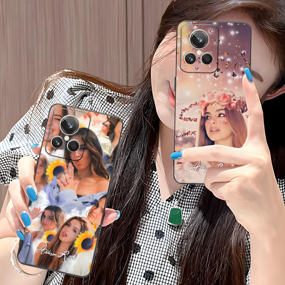 Addison Rae Matte TPU Mobile Phone Case for Realme GT 8 Neo Pro C75 73 71 C67 65 C55 53 C35 31 C20 15 Colorful Cover