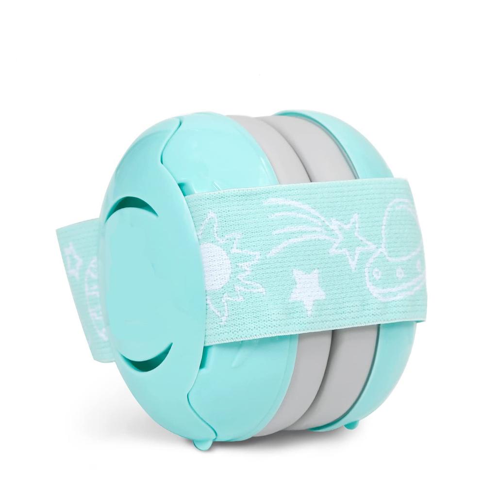 Baby Noise Cancelling Headphones Ear Protection Earmuffs For Infants with Elastic Headband Newborn Airplane Travel Gift