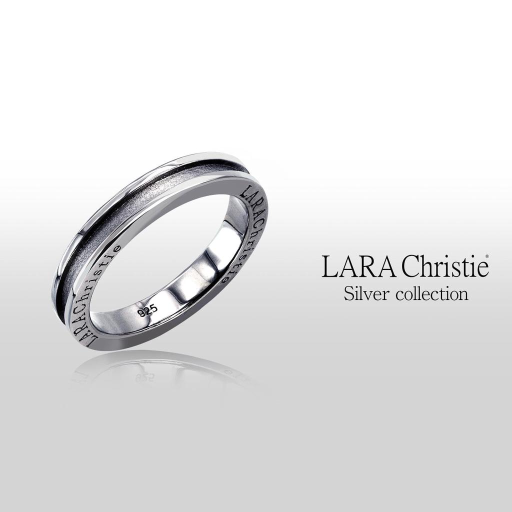 Lala Christie Silver Neve Ring Size 19 Men's [BLACK LABEL] Cr5904-b-19