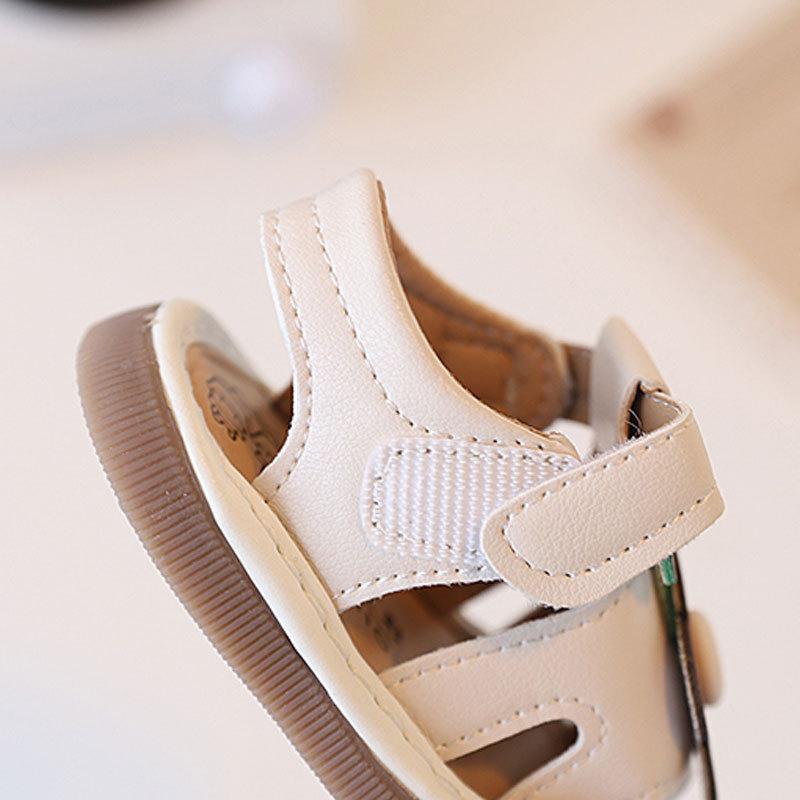 Baby Girl Sandals Bag Head Summer Baby Soft-soled Toddler Shoes 0-2 Years Old Child Princess Call Shoes