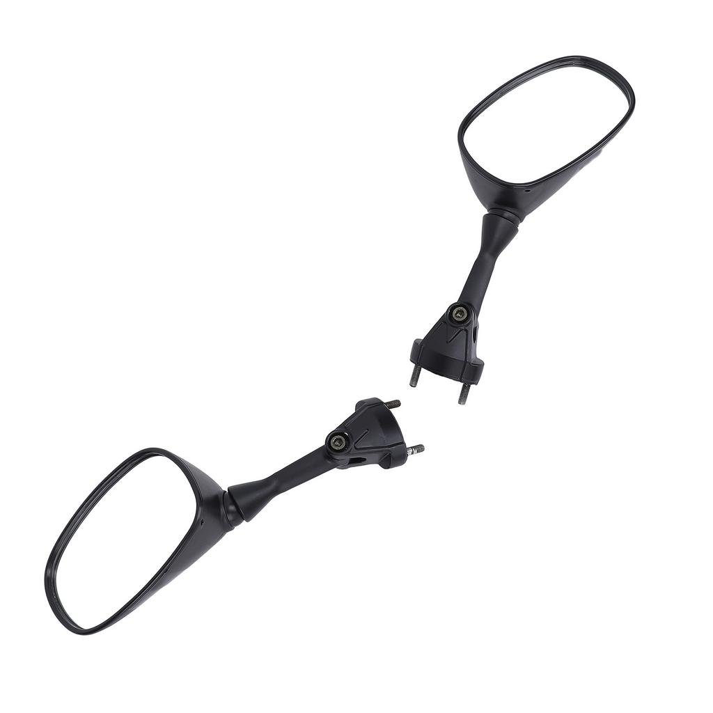 Motorcycle Rearview Mirror 360 Degree Adjustable Wide Viewing Angle Rotating Mirrors for ZX‑6R 2005‑2008