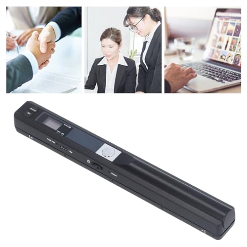 KIMISS Draagbare Scanner voor A4-documenten, Foto's en Bonnen, 8,27-inch HD 900DPI Kleur, Handheld Type, Lichtgewicht Staaf Type, Ideaal voor Kantoor, Thuis