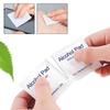10/100Pcs Car Detailing Disposable Alcohol Disinfection Cotton Pad Wash Care Phone Cleaning Wiper Screen Glasses Cleaning Cotton