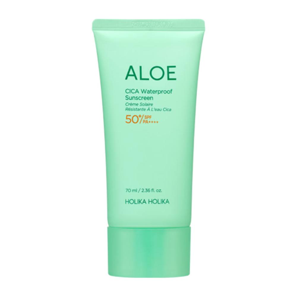 HOLIKA HOLIKA Aloe Cica Waterproof Sun Cream SPF50+ PA++++ Soothing Sunscreen 70ml