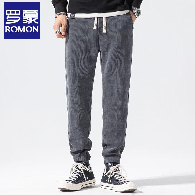 Romens Men s Tapered Casual Jogger Pants 29