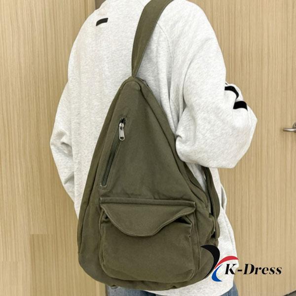 Vintage Canvas Schultertasche Rucksack Umhängetasche(3 Farben)