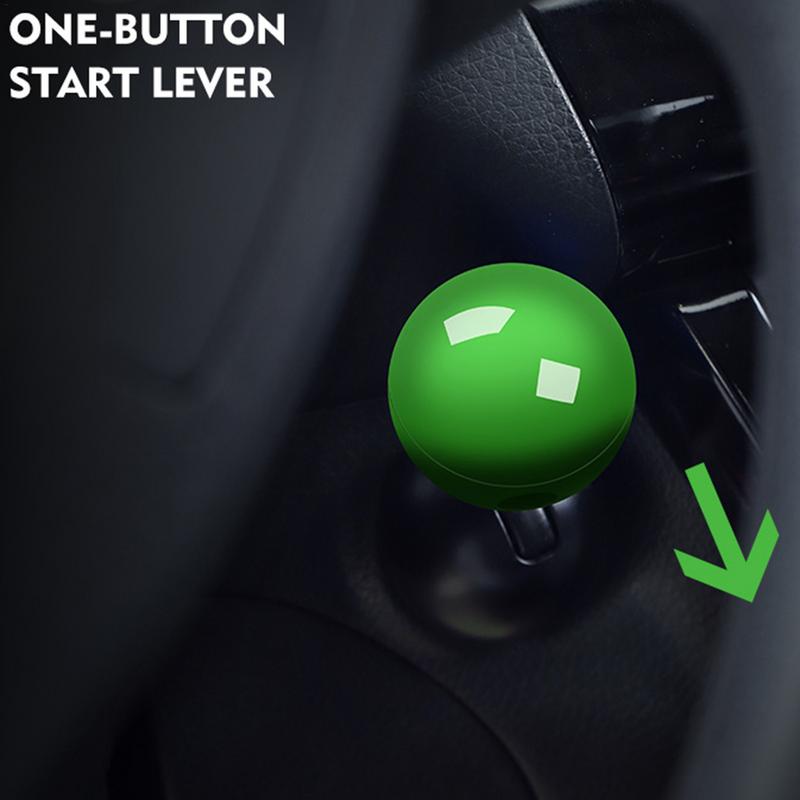 Auto Knopf Starthebel Wippendesign Zinklegierung Startknopfabdeckung Einzigartiges Autozubehör Autoteile Autoinnendekor