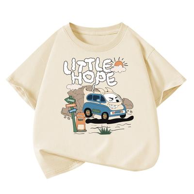 Summer Clothing Cotton T-shirt Cartoon Printing For Boys Girls Short Sleeve Top Cotton T-shirt Kids Casual Clothes