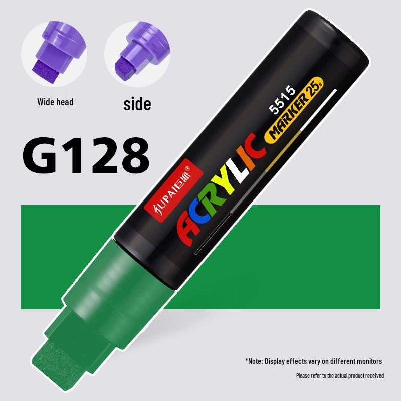 

15-Color Acrylic Marker Set, 15mm Wide Tip for Posters and Advertising