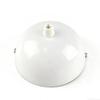 Hemispherical Black and White Pendant Light Base with Arc-Shaped Ceiling Plate