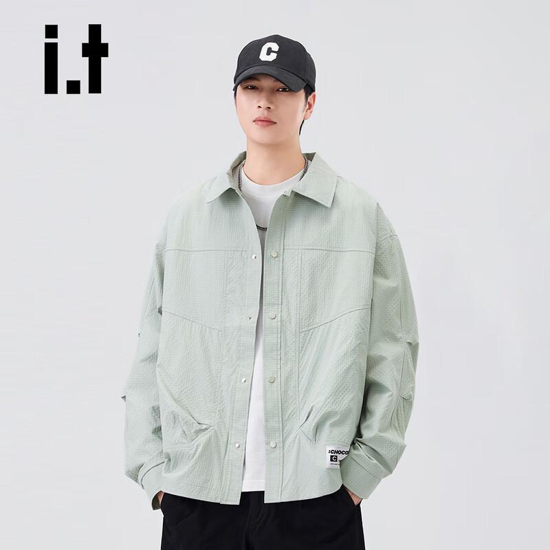 CHOCOOLATEit Men's American Style Long-Sleeve Casual Shirt