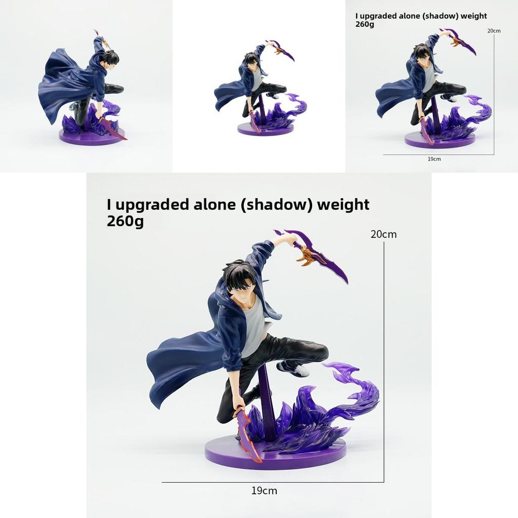 Solo Leveling Sung Jin Woo Pvc Model With Battle Edition For Gift And Collection