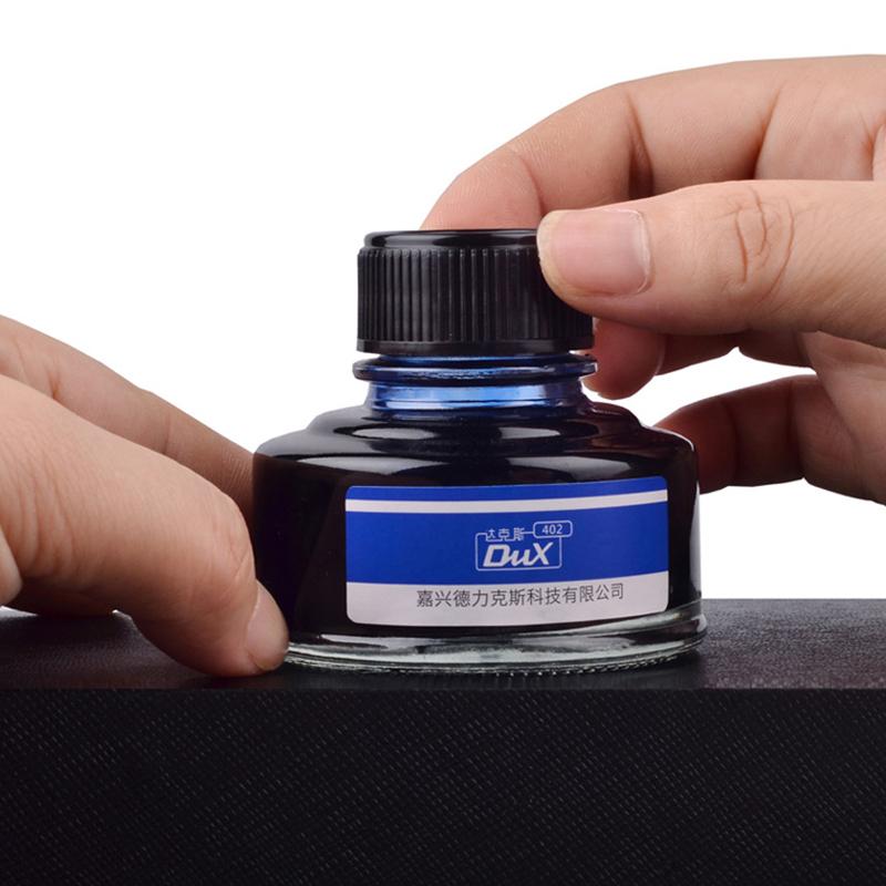 4 Colors Non-Carbon 50ml Bottle Fountain Pen Ink,Black,Blue,Red,Dark Blue,Non-Erasable,Office And School Supplies
