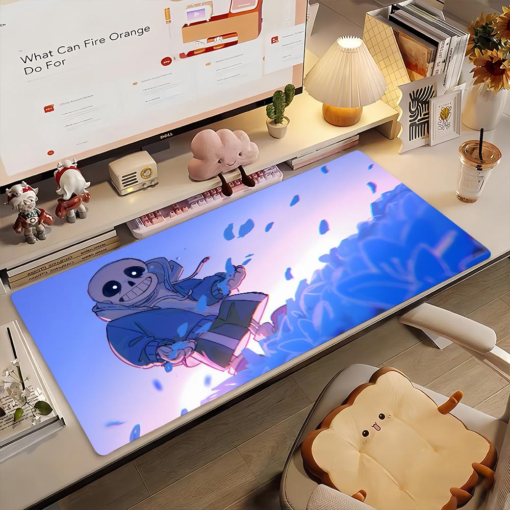 Game UUndertale SSansS Mouse Pad Nonslip Rubber Gamer Balance Computer Mat Decoracion Deskmat Laptop Office Large